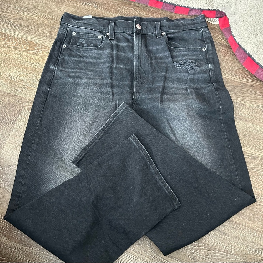 American Eagle Outfitters Black Ankle Jeans